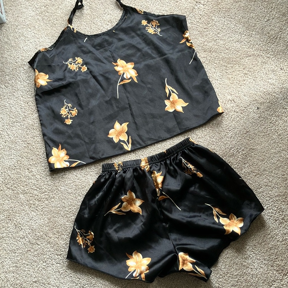 Silky Shorts and Cami Sleep Set